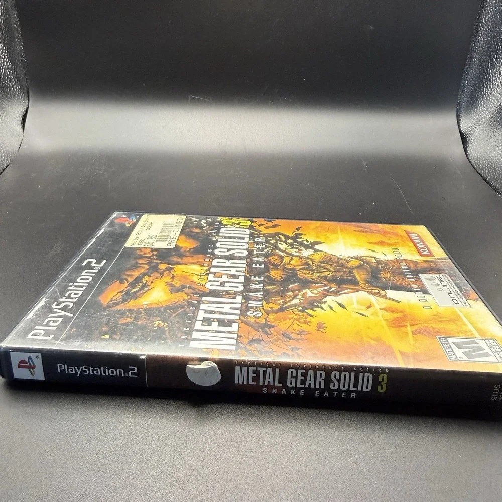 Metal Gear Solid 3: Snake Eater PlayStation 2 2004 PS2 Complete CIB Black Label